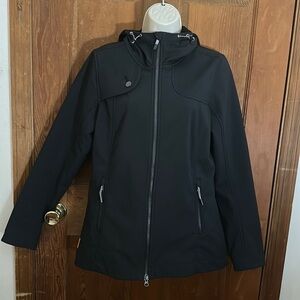 Lole Women’s Black Fleece Lined Jacket with Hood Size Medium